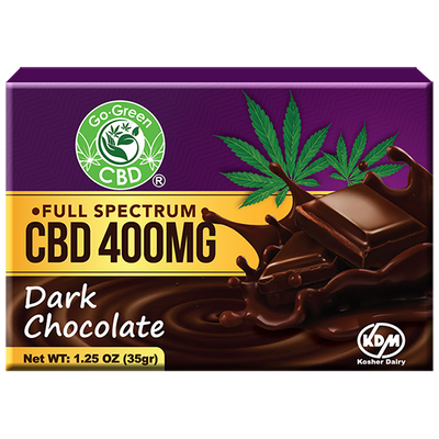 Full Spectrum 400mg CBD Dark Chocolate