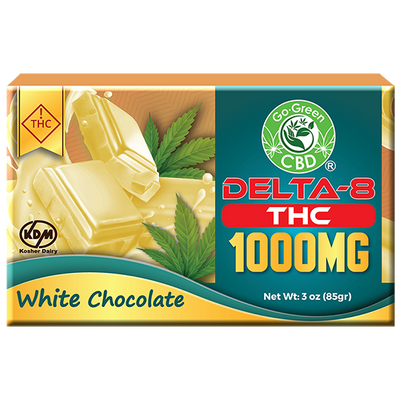 Delta-8 White Chocolate 1000mg