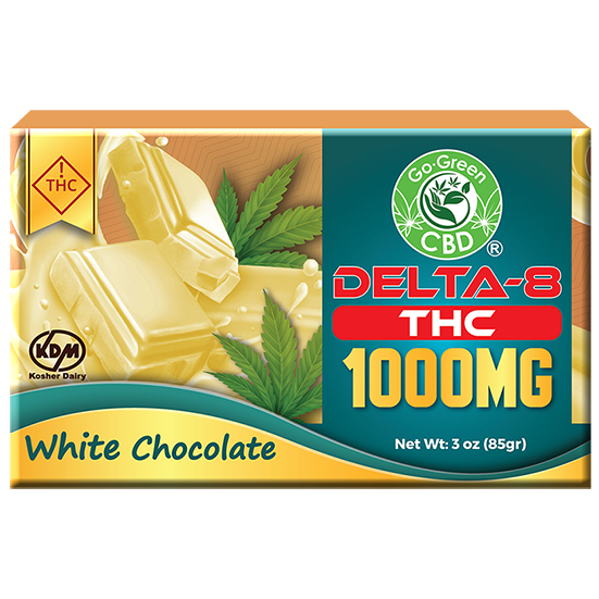 Delta-8 White Chocolate 1000mg