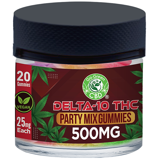 Delta 10 | Party Mix Vegan Gummies 500mg