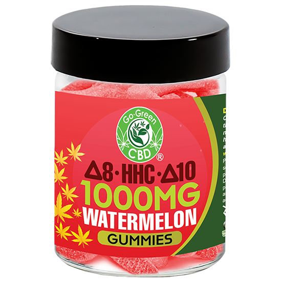 Delta-8/10 HHC Watermelon Gummies 1000mg