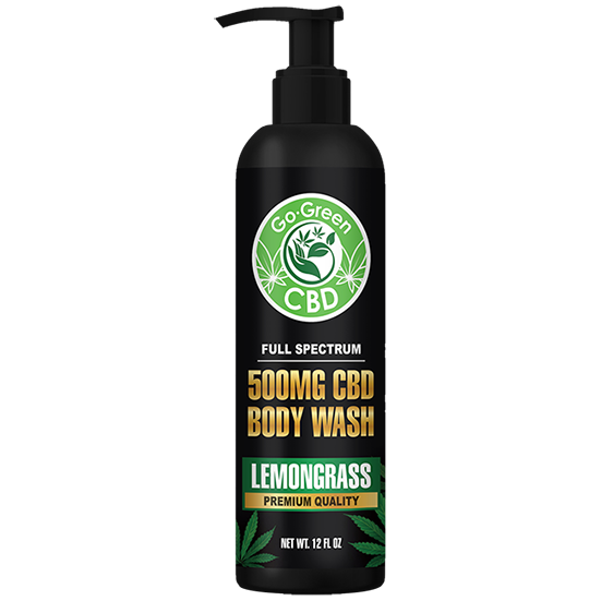 Full Spectrum 500mg CBD Lemongrass Body Wash