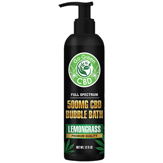 Full Spectrum 500mg CBD Lemongrass Bubble Bath