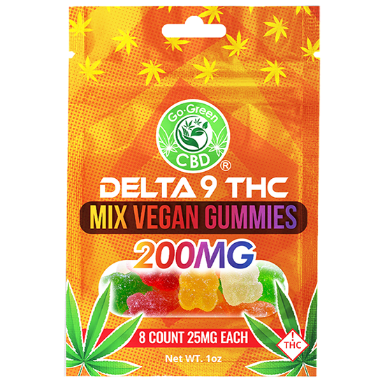 Full Spectrum CBD Delta-9 THC Vegan Gummies 200mg