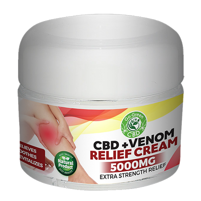 CBD+Venom Extra Strength Relief Cream 5000mg